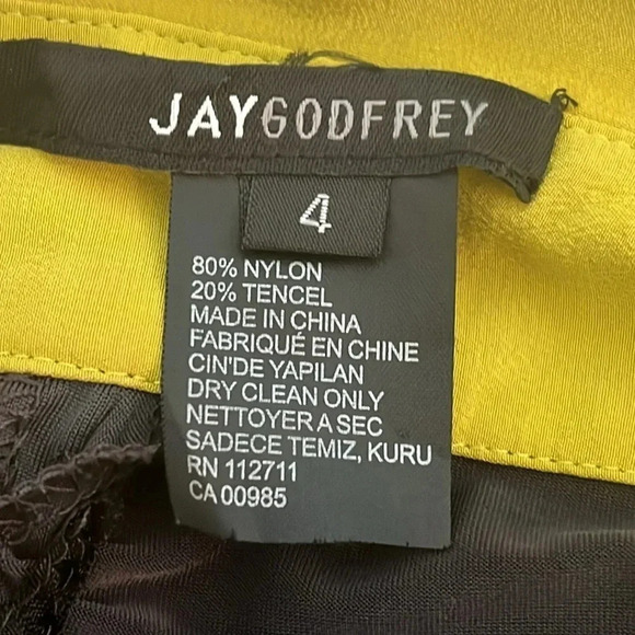 JayGodfrey | Dauman Ruched mini dress Charcoal combo women’s Size 4 Bodycon - Picture 5 of 7